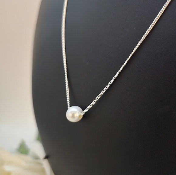 ♥️ READY TO MINGLE STERLING SILVER NECKLACE - Picture 6 of 6